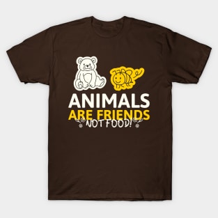 animals are friends not food T-Shirt